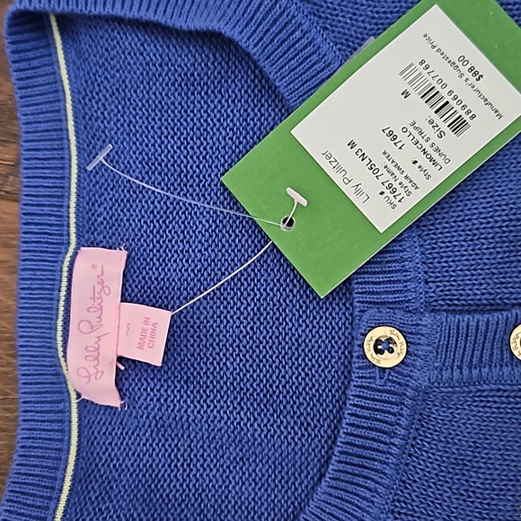 Lilly Pulitzer Adair Limoncello Striped Pullover sweater - Picture 2 of 5